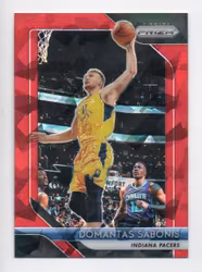 2018-19 Panini Prizm Prizms Red Ice #174 Domantas Sabonis (20-X325-NBAPACERS)