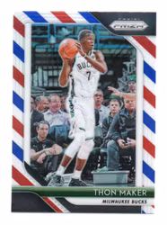 2018-19 Panini Prizm Prizms Red White and Blue #27 Thon Maker (20-X309-NBABUCKS)