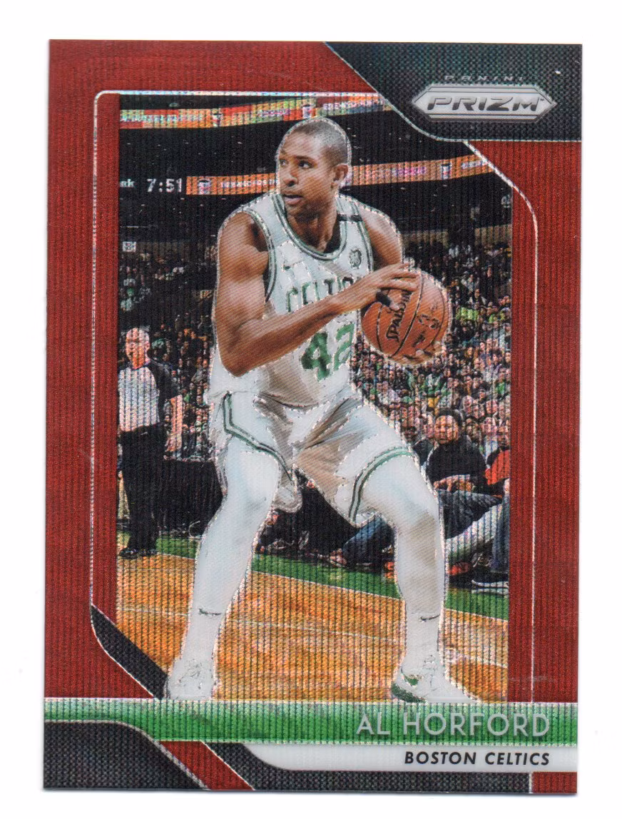 2018-19 Panini Prizm Prizms Ruby Wave #128 Al Horford (20-X342-NBACELTICS)