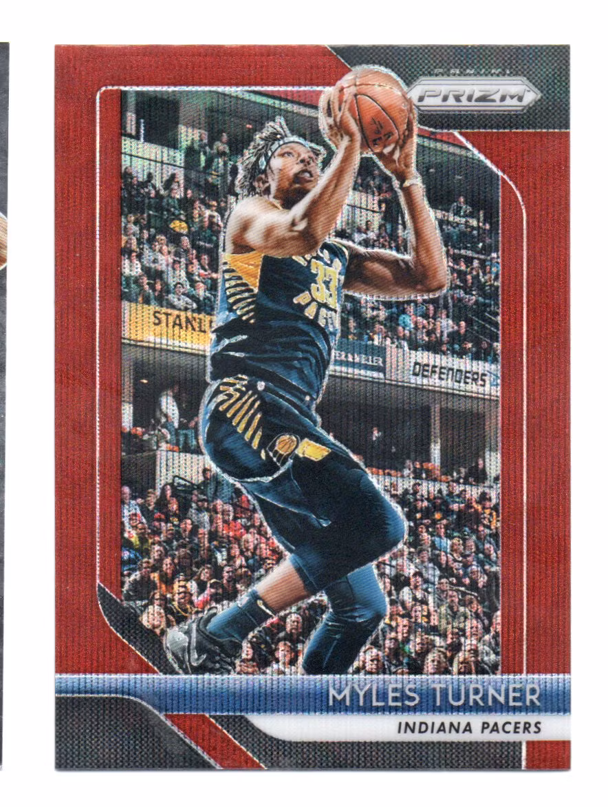 2018-19 Panini Prizm Prizms Ruby Wave #164 Myles Turner (20-X318-NBAPACERS)