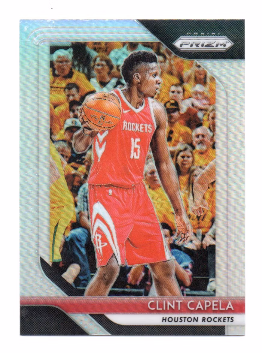 2018-19 Panini Prizm Prizms Silver #74 Clint Capela (15-X308-NBAROCKETS)
