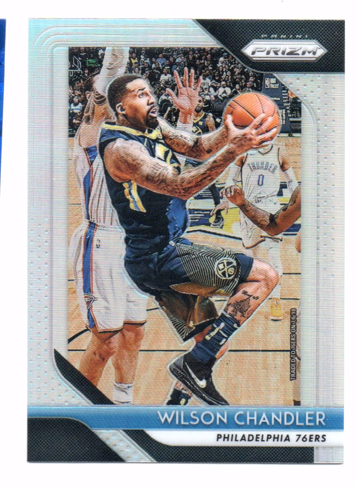 2018-19 Panini Prizm Prizms Silver #249 Wilson Chandler (15-X321-NBA76ERS)