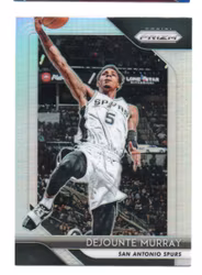 2018-19 Panini Prizm Prizms Silver #261 Dejounte Murray (15-X325-NBASPURS)