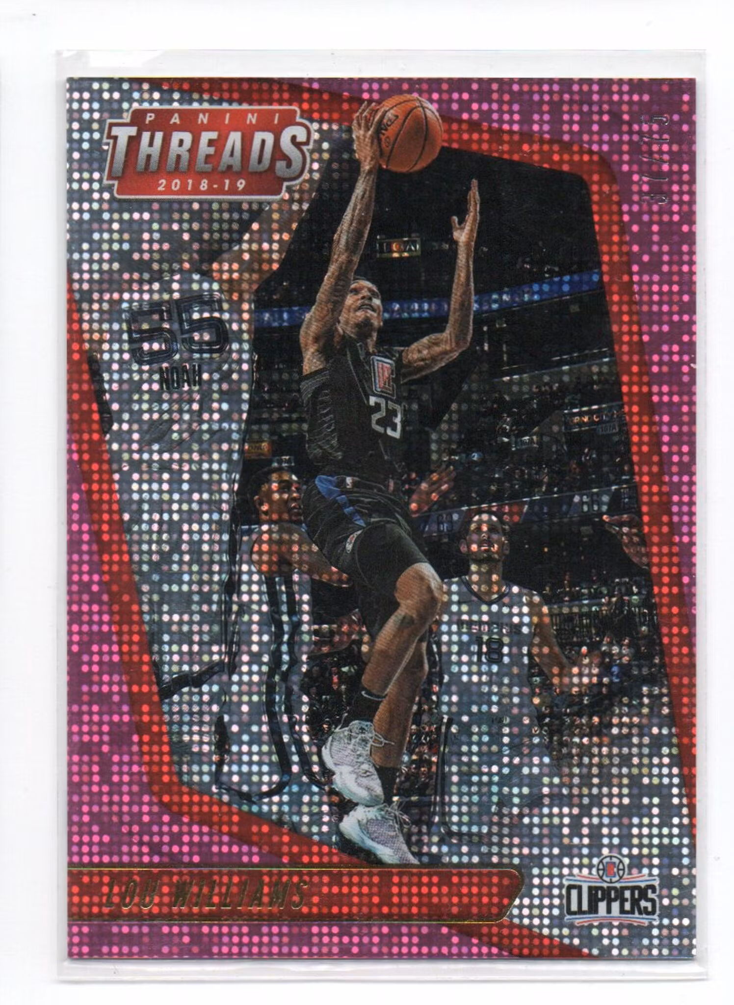 2018-19 Panini Threads Dazzle Pink #23 Lou Williams (40-X303-NBACLIPPERS)
