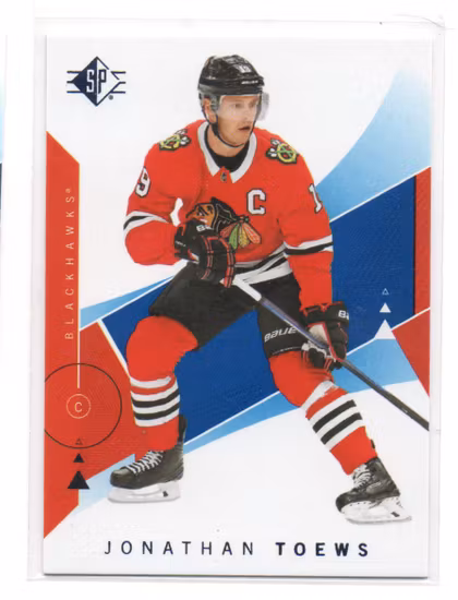 2018-19 SP Blue #5 Jonathan Toews (12-X324-BLACKHAWKS)