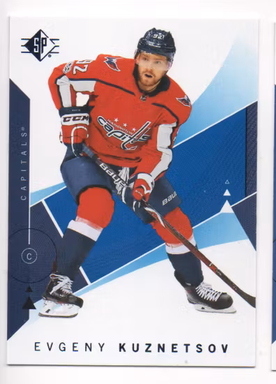 2018-19 SP Blue #32 Evgeny Kuznetsov (10-X324-CAPITALS) (2)