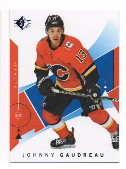 2018-19 SP Blue #60 Johnny Gaudreau (10-X321-FLAMES)