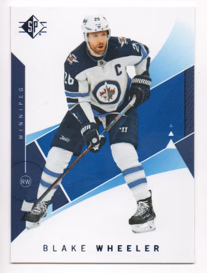 2018-19 SP Blue #77 Blake Wheeler (10-X324-NHLJETS)