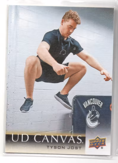 2018-19 Upper Deck Canvas #C22 Tyson Jost (10-X295-AVALANCHE)