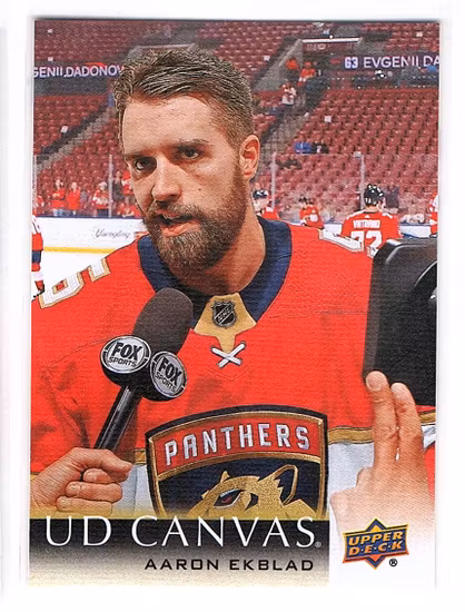 2018-19 Upper Deck Canvas #C36 Aaron Ekblad (10-X100-NHLPANTHERS)