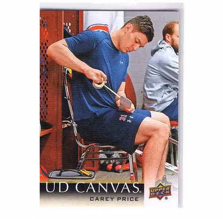 2018-19 Upper Deck Canvas #C45 Carey Price (30-X19-CANADIENS)