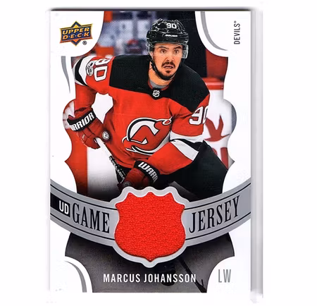 2018-19 Upper Deck Game Jerseys #GJJO Marcus Johansson D (30-X57-DEVILS)