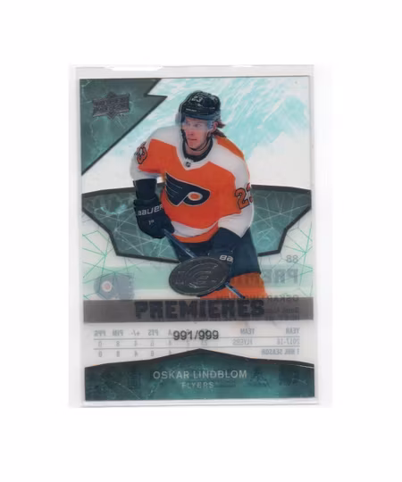 2018-19 Upper Deck Ice #88 Oskar Lindblom RC (50-X20-FLYERS)