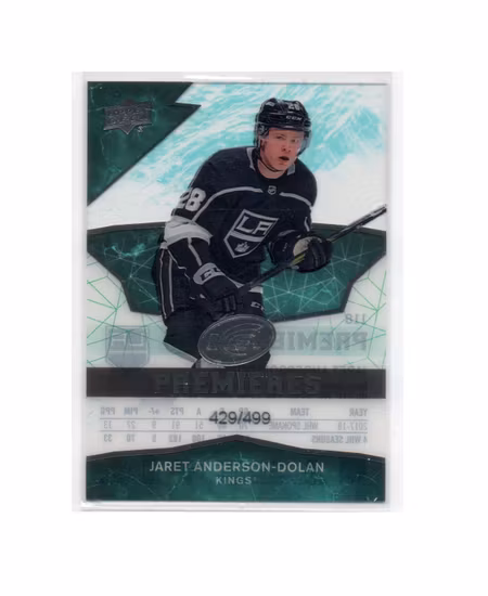 2018-19 Upper Deck Ice #118 Jaret Anderson-Dolan RC (30-X20-NHLKINGS)