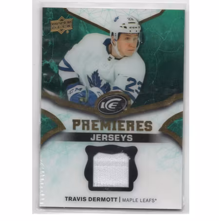 2018-19 Upper Deck Ice Ice Premieres Jerseys #IPJTD Travis Dermott C (40-X142-MAPLE LEAFS)