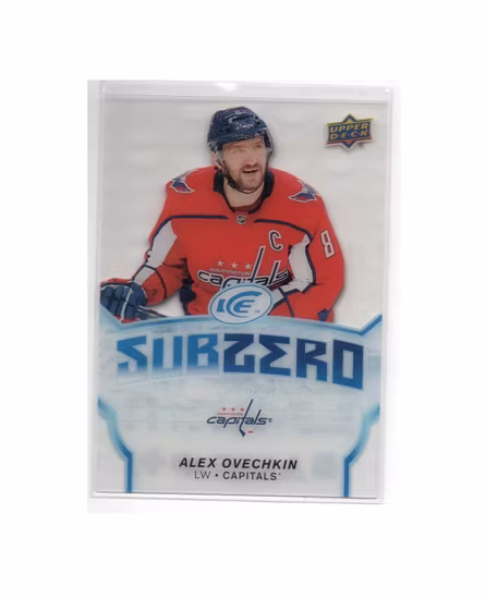 2018-19 Upper Deck Ice Sub Zero #SZ4 Alexander Ovechkin (60-X16-CAPITALS)