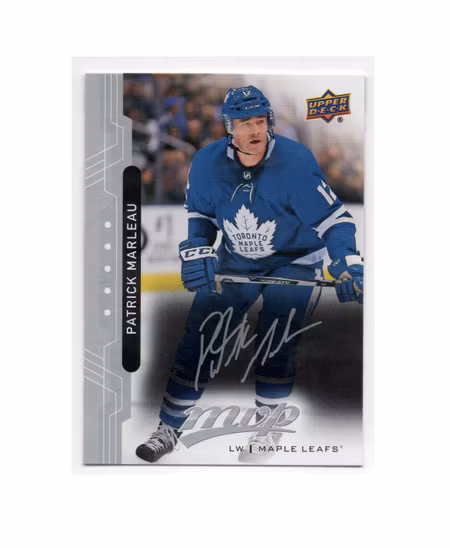 2018-19 Upper Deck MVP Silver Script #110 Patrick Marleau (10-X165-MAPLE LEAFS)