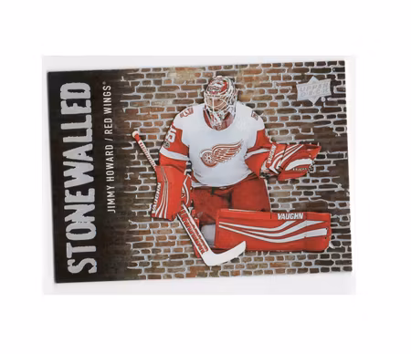 2018-19 Upper Deck Stonewalled #SW9 Jim Howard (10-X149-RED WINGS)