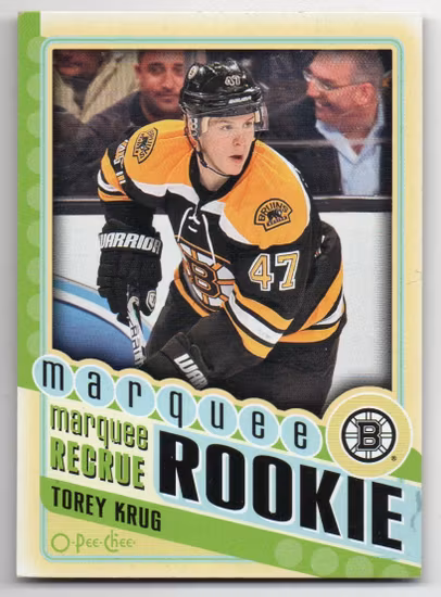 2012-13 O-Pee-Chee #555 Torey Krug RC (40-X329-BRUINS)