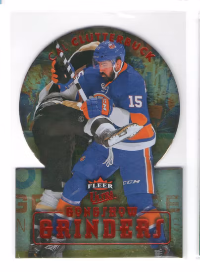 2014-15 Ultra Gongshow Grinders #GG15 Cal Clutterbuck (15-X329-ISLANDERS)