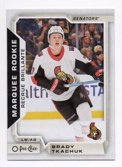 2018-19 O-Pee-Chee #632 Brady Tkachuk RC (40-X332-SENATORS)