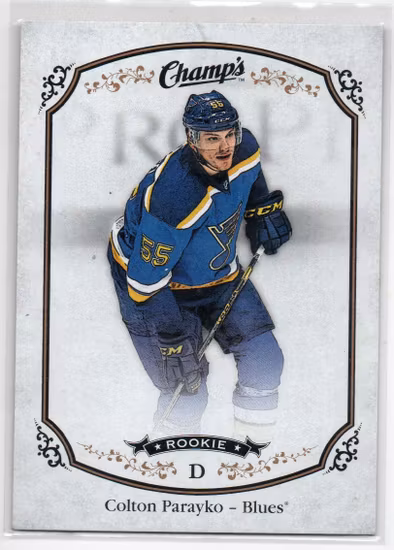 2015-16 Upper Deck Champ's #173 Colton Parayko RC (25-X333-BLUES)