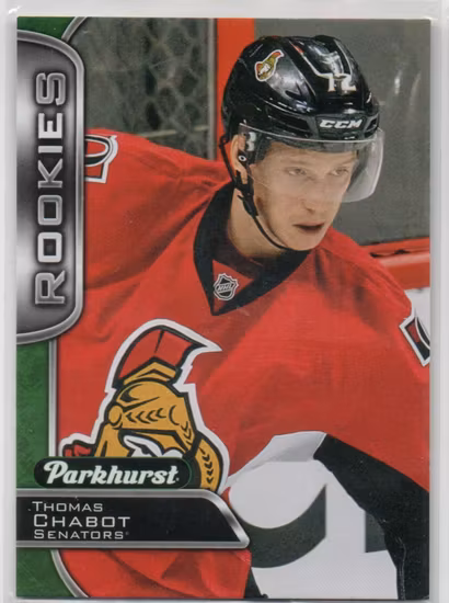 2016-17 Parkhurst #379 Thomas Chabot RC (25-X333-SENATORS)
