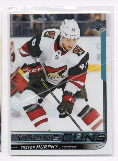 2018-19 Upper Deck #235 Trevor Murphy YG RC (25-X333-COYOTES)