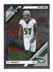2019 Donruss Press Proof Silver #31 C.J. Mosley (25-X300-NFLJETS)