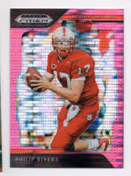 2019 Panini Prizm Draft Picks Prizms Pink Pulsar #75 Philip Rivers (25-X300-NFLCHARGERS)