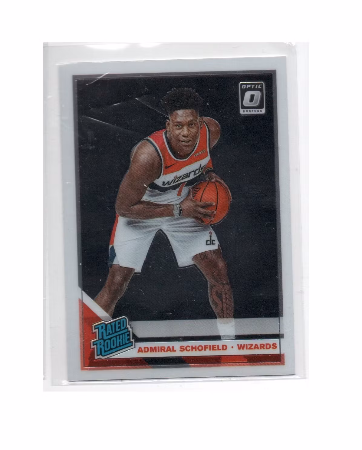 2019-20 Donruss Optic #187 Admiral Schofield RR RC (10-X143-NBAWIZARDS)