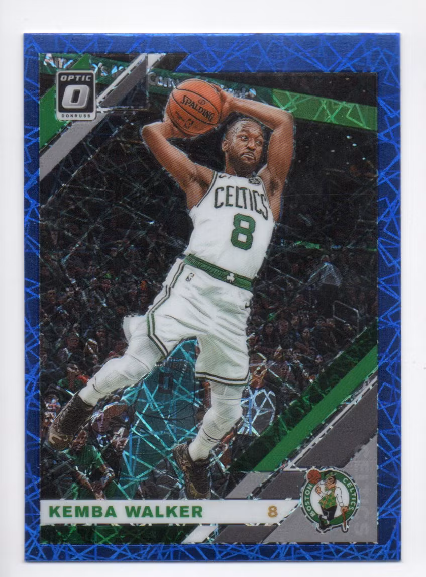 2019-20 Donruss Optic Blue Velocity #52 Kemba Walker (20-X325-NBACELTICS)