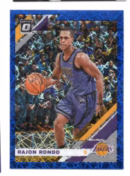 2019-20 Donruss Optic Blue Velocity #100 Rajon Rondo (15-X308-NBALAKERS)