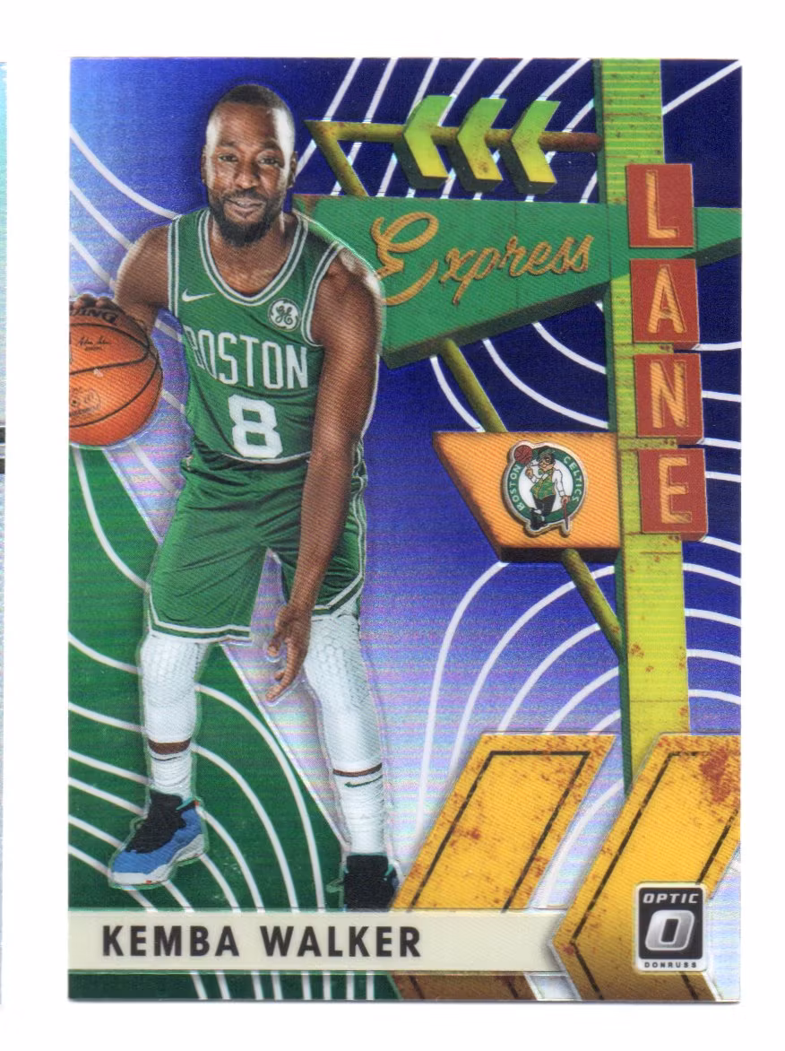 2019-20 Donruss Optic Express Lane Purple #23 Kemba Walker (15-X326-NBACELTICS) (2)