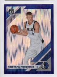 2019-20 Donruss Optic Purple Shock #36 Kristaps Porzingis (20-X328-NBAMAVERICKS)