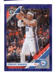 2019-20 Donruss Optic Purple Shock #75 Tobias Harris (25-X328-NBA76ERS)