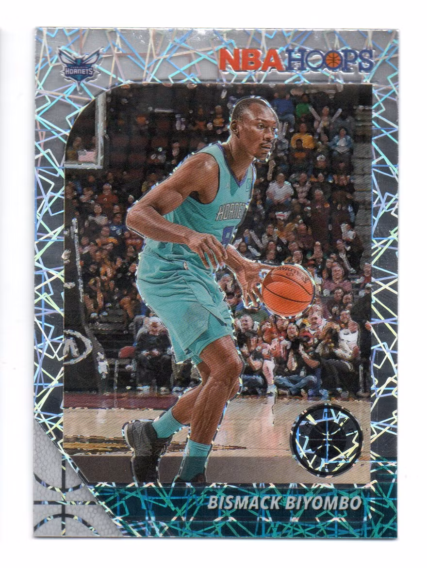 2019-20 Hoops Premium Stock Prizms Silver Laser #23 Bismack Biyombo (15-X309-NBAHORNETS)
