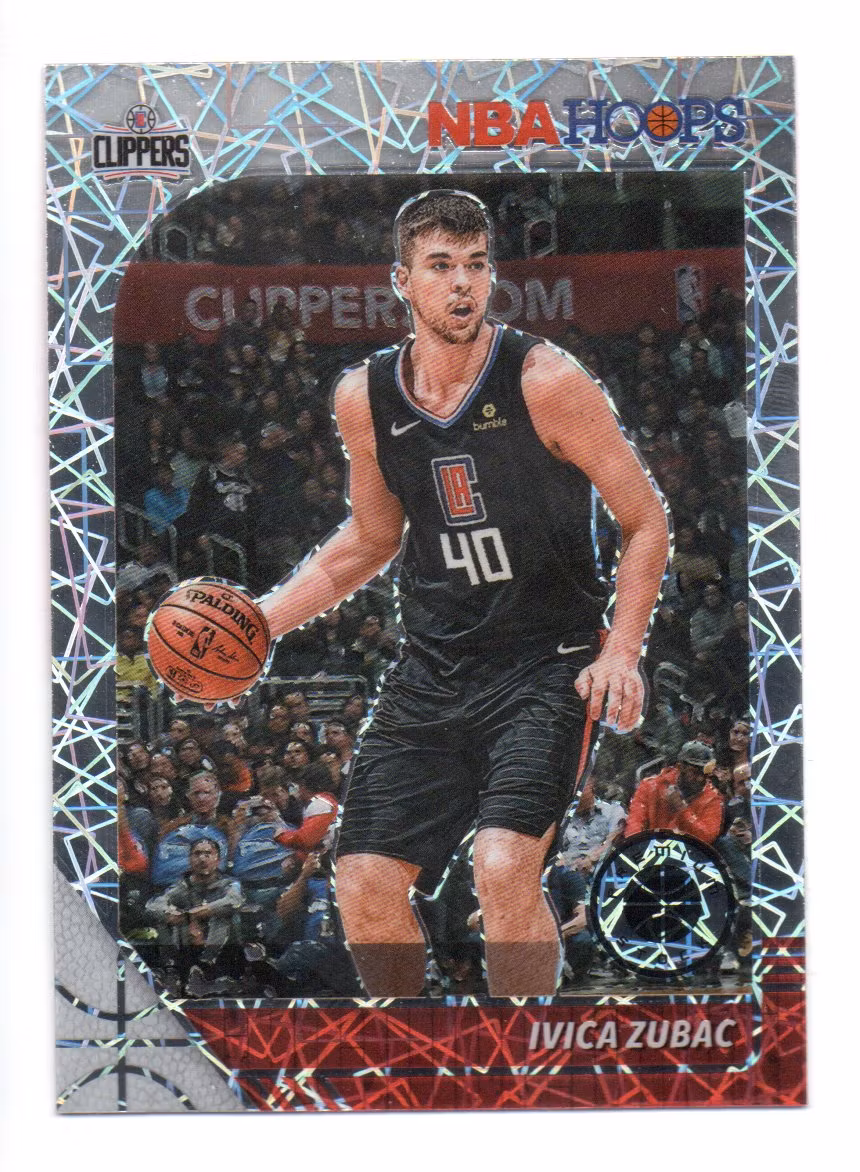 2019-20 Hoops Premium Stock Prizms Silver Laser #85 Ivica Zubac (15-X326-NBACLIPPERS)