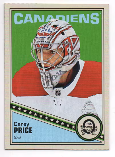 2019-20 O-Pee-Chee Box Bottoms #2 Carey Price (10-X130-CANADIENS)