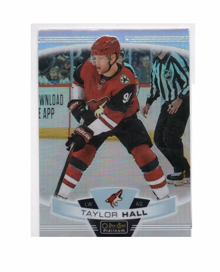2019-20 O-Pee-Chee Platinum Rainbow #14 Taylor Hall (10-X130-COYOTES)