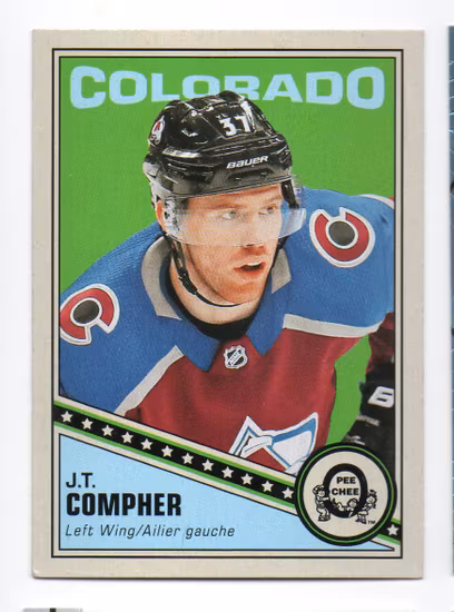 2019-20 O-Pee-Chee Retro #63 J.T. Compher (10-X290-AVALANCHE)