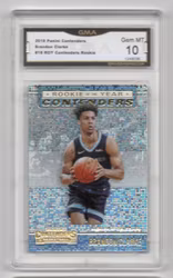 2019-20 Panini Contenders Rookie of the Year Contenders #18 Brandon Clarke (100-SLABBED1-NBAGRIZZLIES)