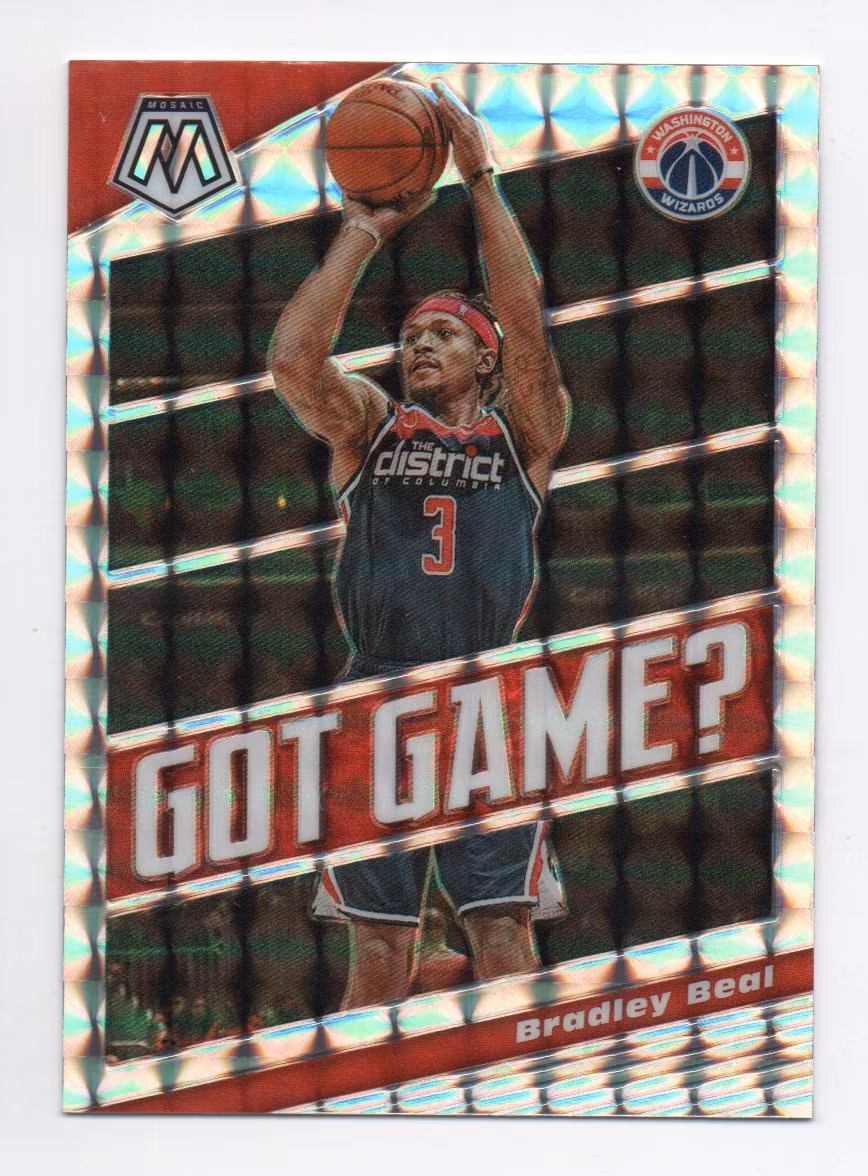 2019-20 Panini Mosaic Got Game Mosaic #10 Bradley Beal (15-X342-NBAWIZARDS)