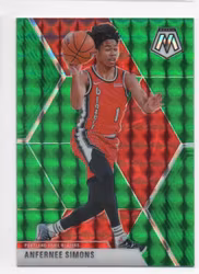 2019-20 Panini Mosaic Mosaic Green #65 Anfernee Simons (20-X328-NBATRAILBLAZERS)