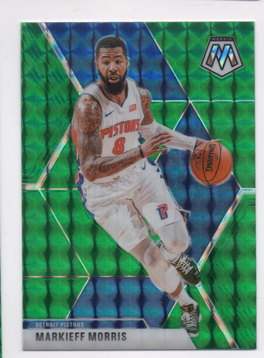 2019-20 Panini Mosaic Mosaic Green #77 Markieff Morris (15-X319-NBAPISTONS)