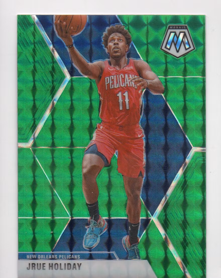 2019-20 Panini Mosaic Mosaic Green #126 Jrue Holiday (15-X319-NBAPELICANS)