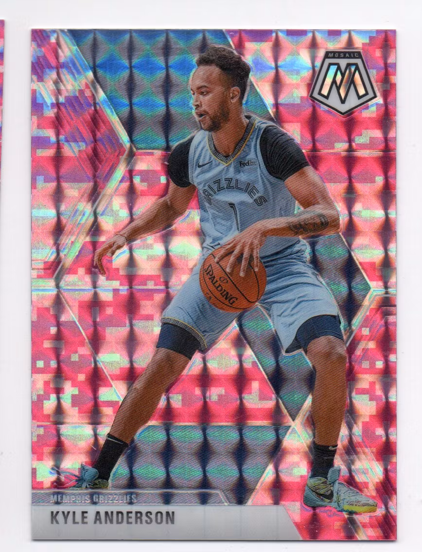 2019-20 Panini Mosaic Mosaic Pink Camo #96 Kyle Anderson (15-X319-NBAGRIZZLIES)