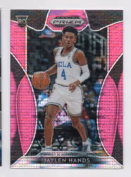 2019-20 Panini Prizm Draft Picks Prizms Pink Pulsar #58 Jaylen Hands (30-X326-NBACLIPPERS)