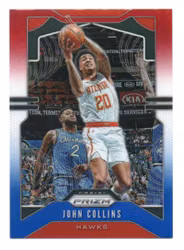 2019-20 Panini Prizm Prizms Red White and Blue #32 John Collins (15-X308-NBAHAWKS)