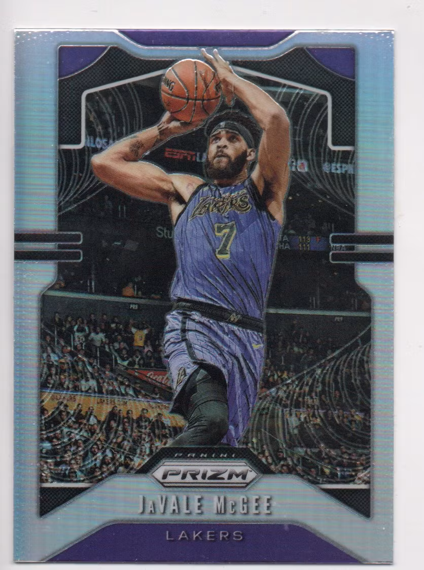2019-20 Panini Prizm Prizms Silver #225 JaVale McGee (12-X342-NBALAKERS)